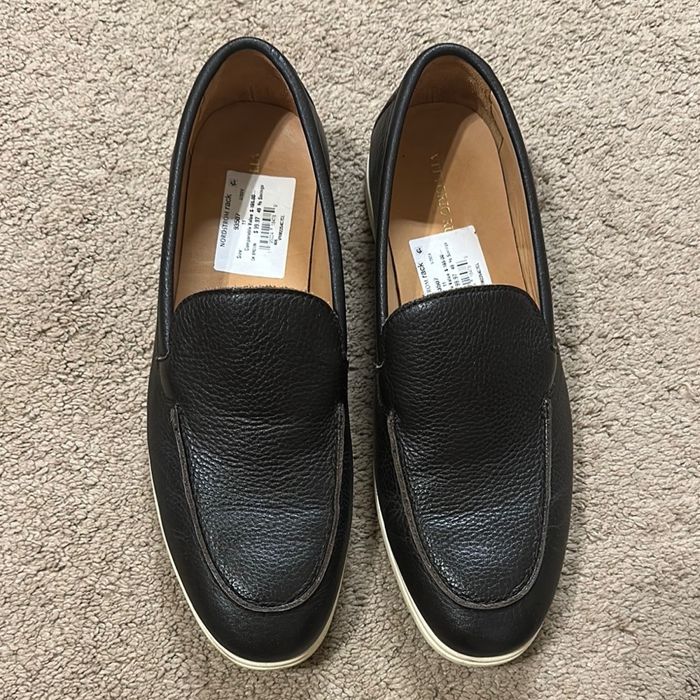 Brown Leather Slip-On Loafers - Picture 2 of 4